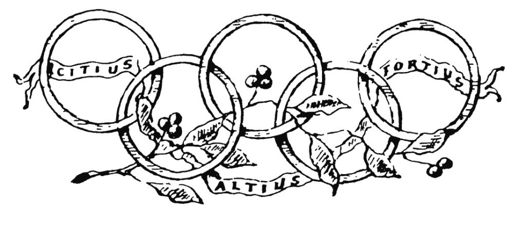 02-Pierre-de-Coubertin-The-Olympic-motto-with-the-five-rings-drawn-by-Coubertin-himself-Navacelle-Collection-1096x469px